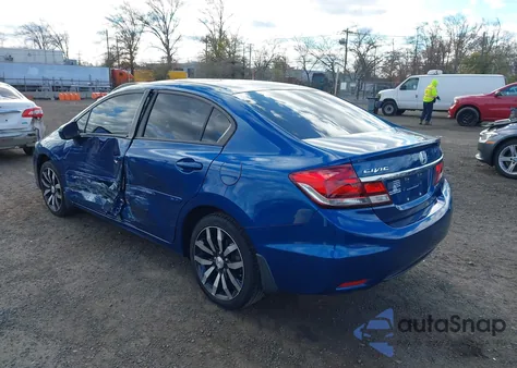 2015 Honda Civic Ex-L from USA, damaged, VIN 2HGFB2F93FH542303